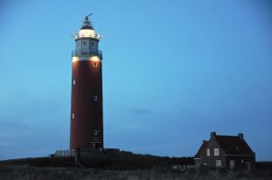 Le phare de nuit, symbole de Texel