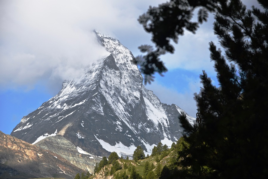 Zermatt met zicht op de meest mythische berg van Zwitserland