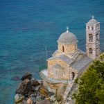 Monastère du Mont Athos que l'on approcha par la mer