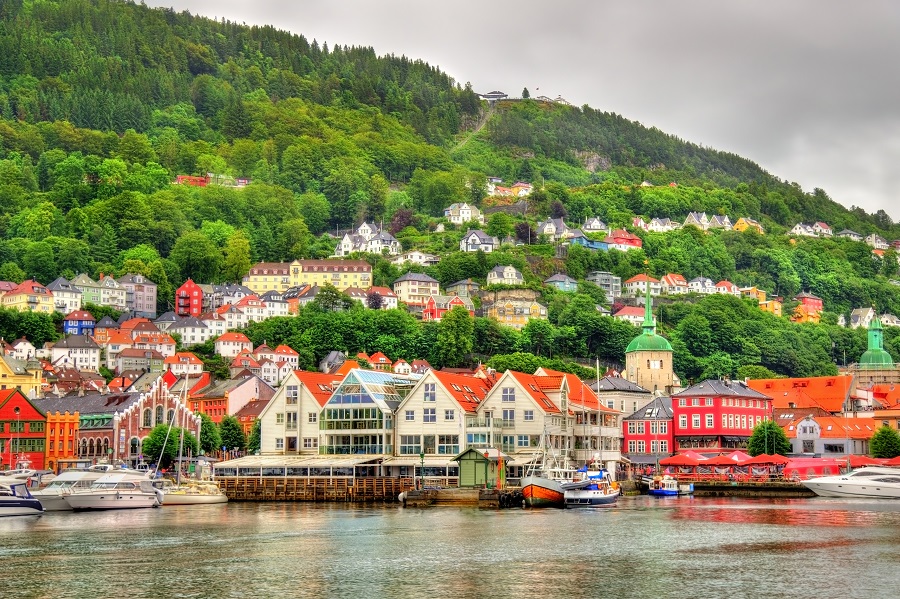 Historische centrum van Bergen