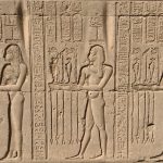 Détail du grand temple d'Hathor