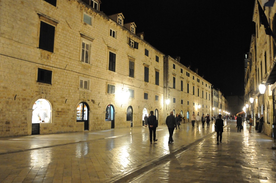 Stradun, l'artère principale de l'ancien Dubrovnik