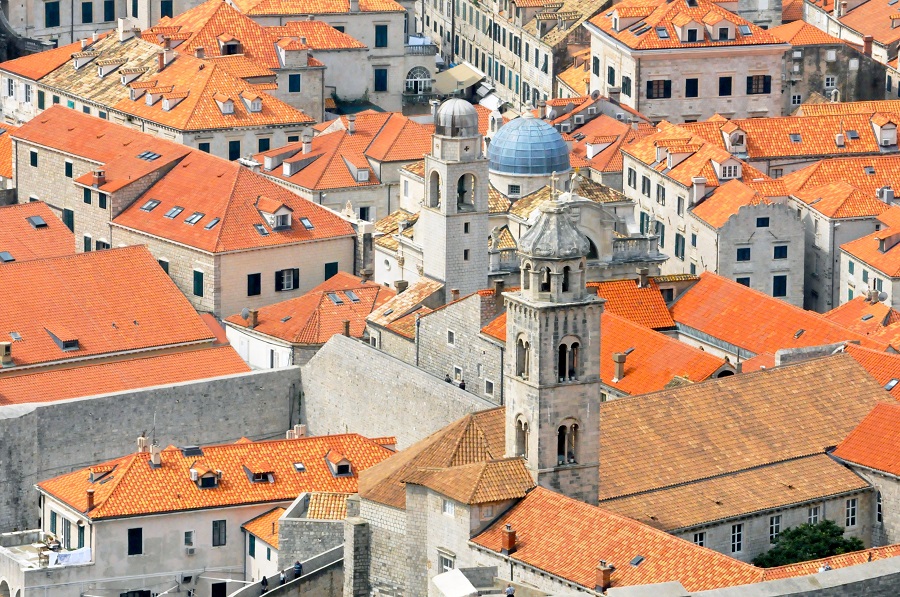 Dubrovnik et tous ses toits rouges