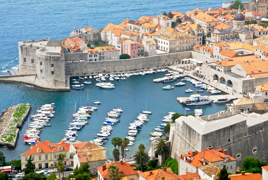 Dubrovnik de oude haven