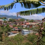 Het kleine stadje Naranjo