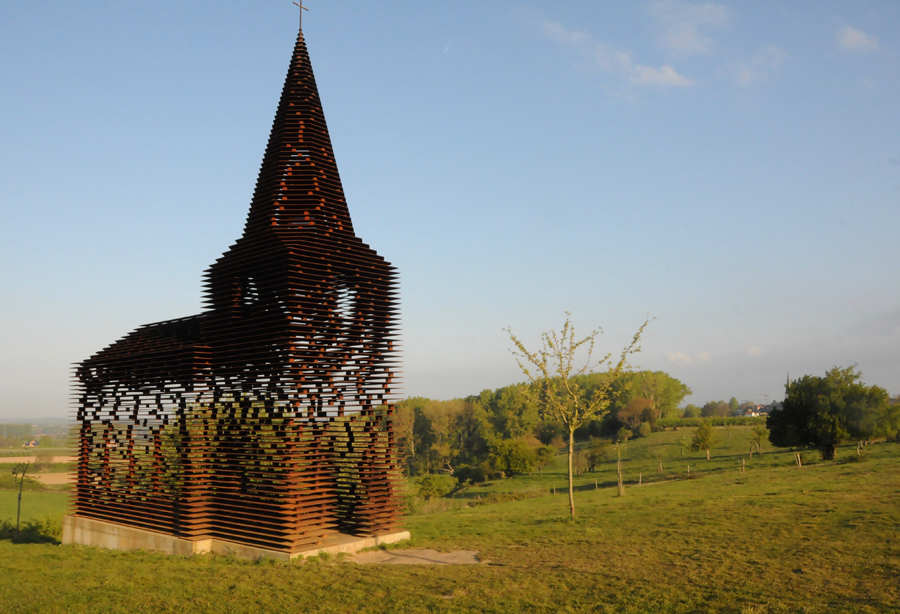 PIT kunstproject, het doorschijnkerkje van Gijs Van Vaerenbergh