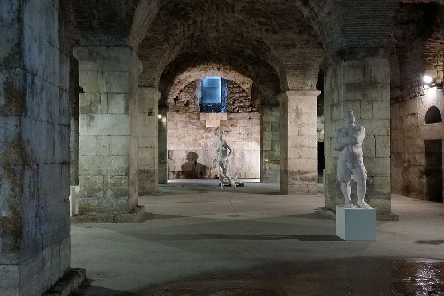 La crypte du Palais Dioclétien