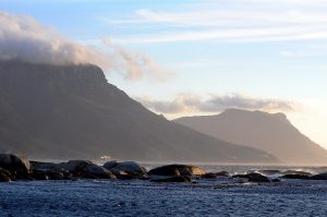 Vue sur le Tafelberg (la Montagne de la Table)