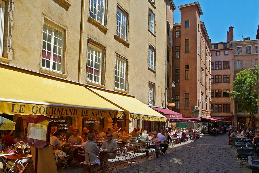Oude Lyon – Terrasjes van restaurants