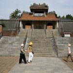 Temple dans la ville d'Hué