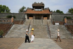 Temple dans la ville d'Hué