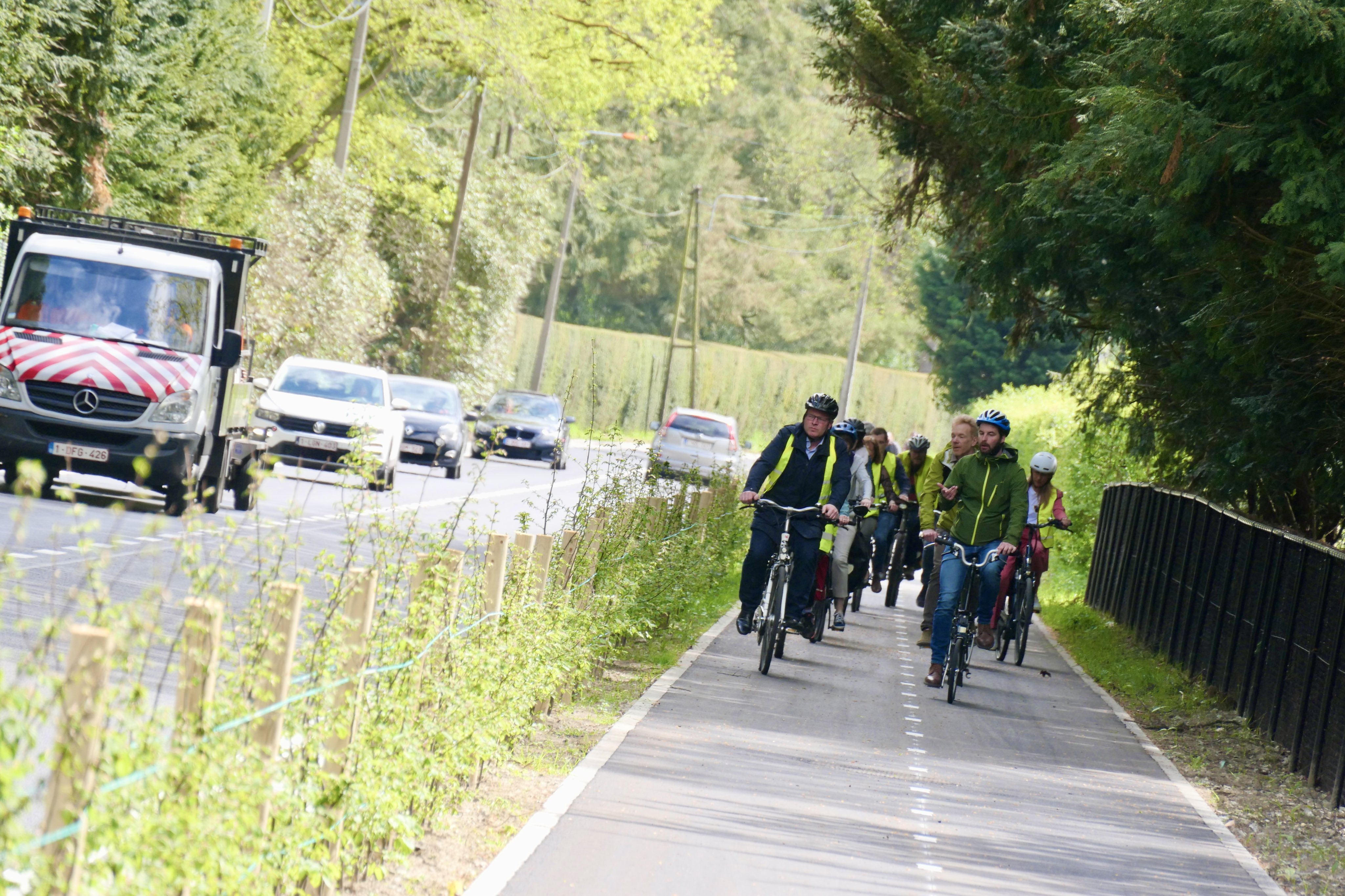 ‘Cyclostrade’: het eerste Waalse traject is ingehuldigd in La Hulpe!