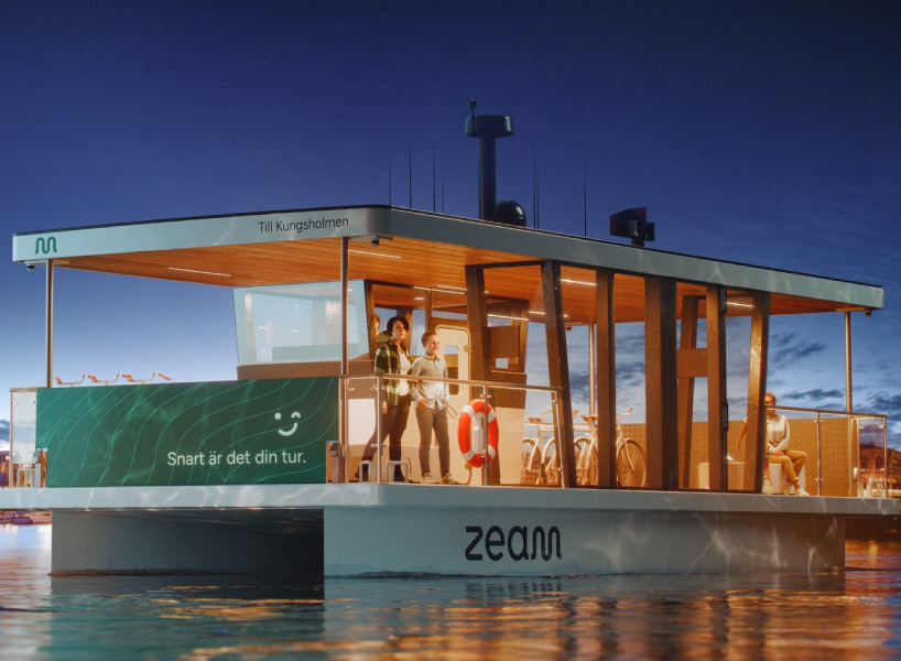 Stockholm huldigt de eerste autonome elektrische veerboot in