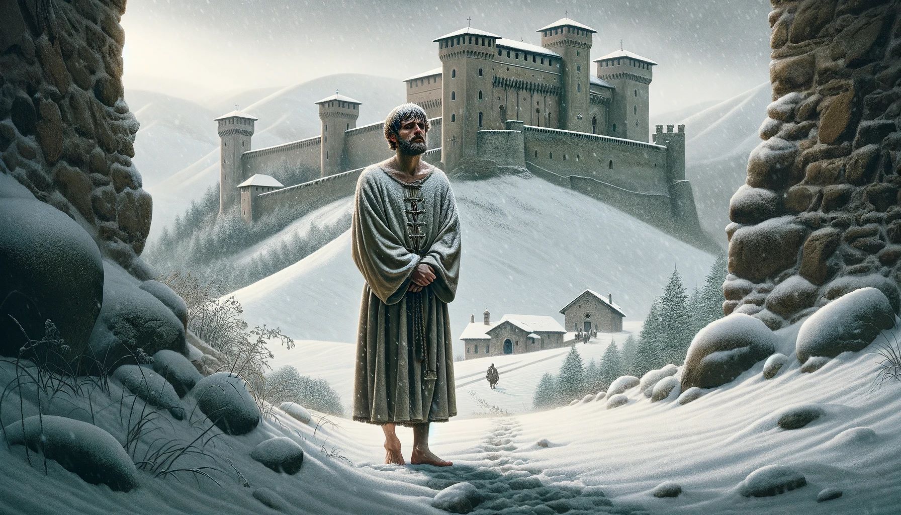Een dag, een plek: Canossa, 28 januari 1077, de vernedering van Canossa en het conflict tussen het pausdom en het keizerrijk