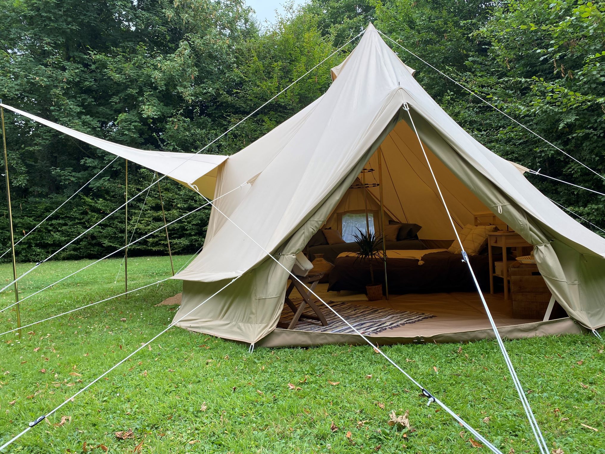 Glamping bij het kasteel, ken je dat?