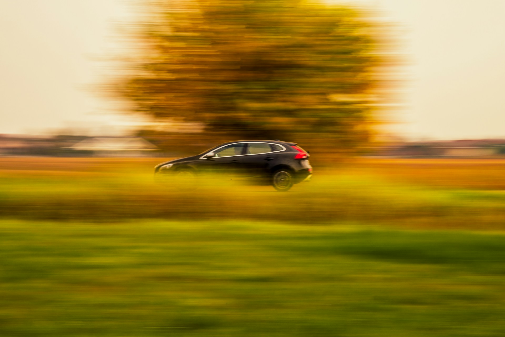 car speeding