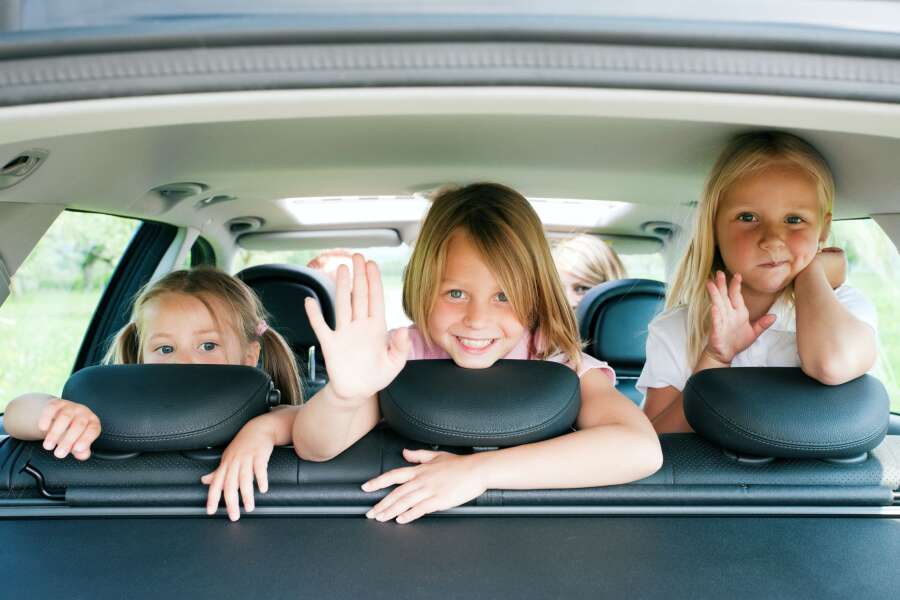 kids in a car