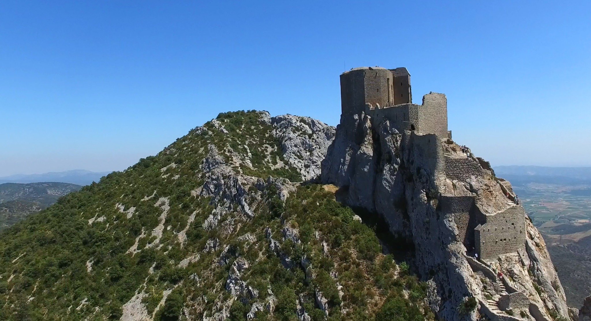 Montségur : 20 minutes de grimpette, 800 ans de frissons