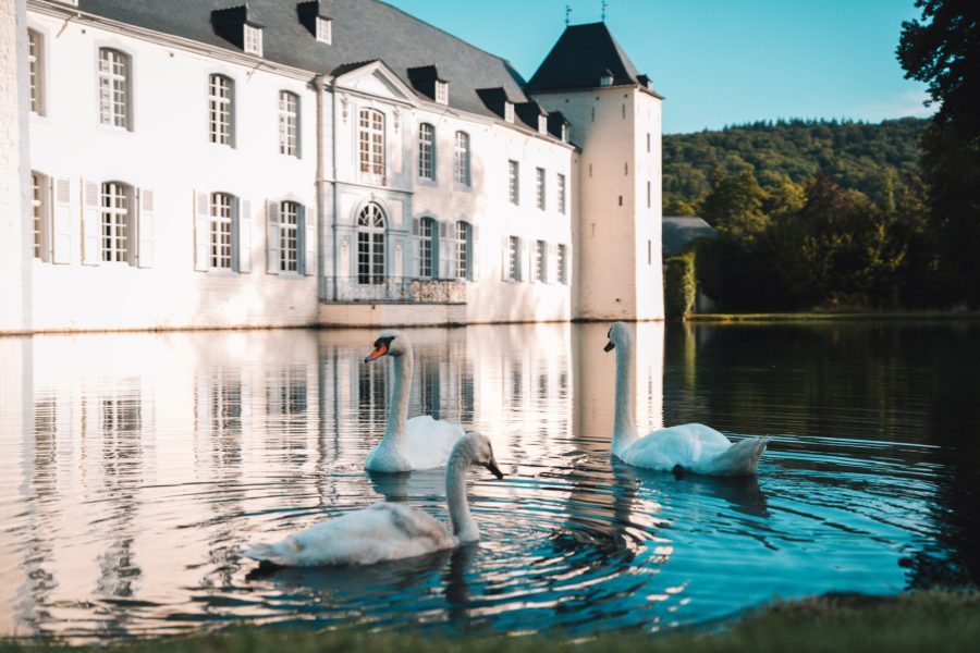 Couple mature - Les Jardins d?Annevoie
