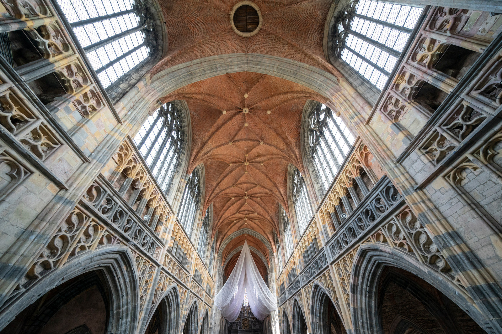 Vue interieur de la Basilique de Saint-Hubert