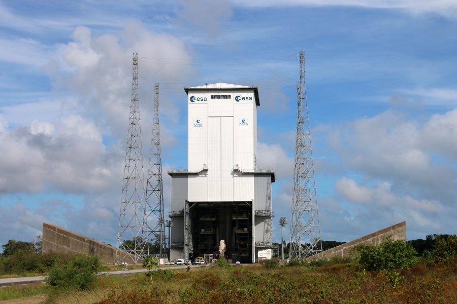 Pas de tir de la fusée Ariane 6.