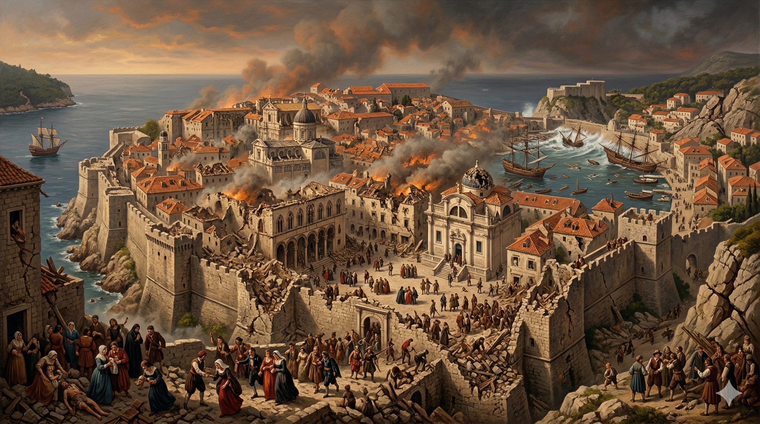 Een dag, een plek: 6 april 1667 – Dubrovnik (Kroatië), een aardbeving met waanzinnige gevolgen