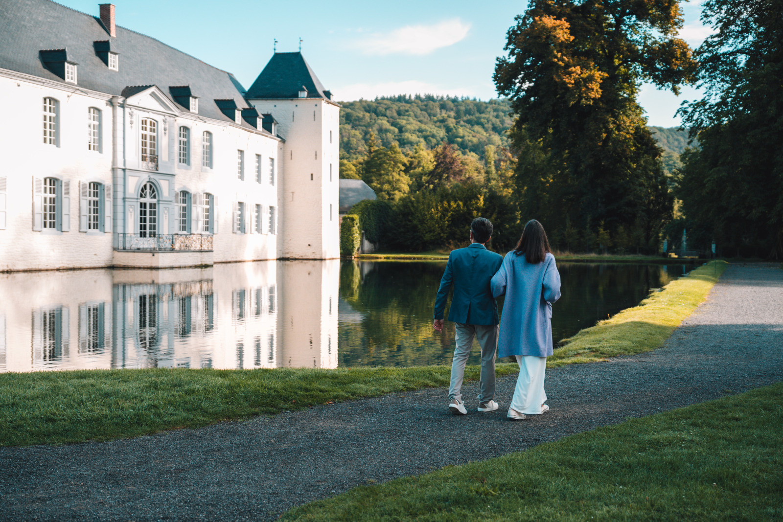 Couple mature - Les Jardins d'Annevoie