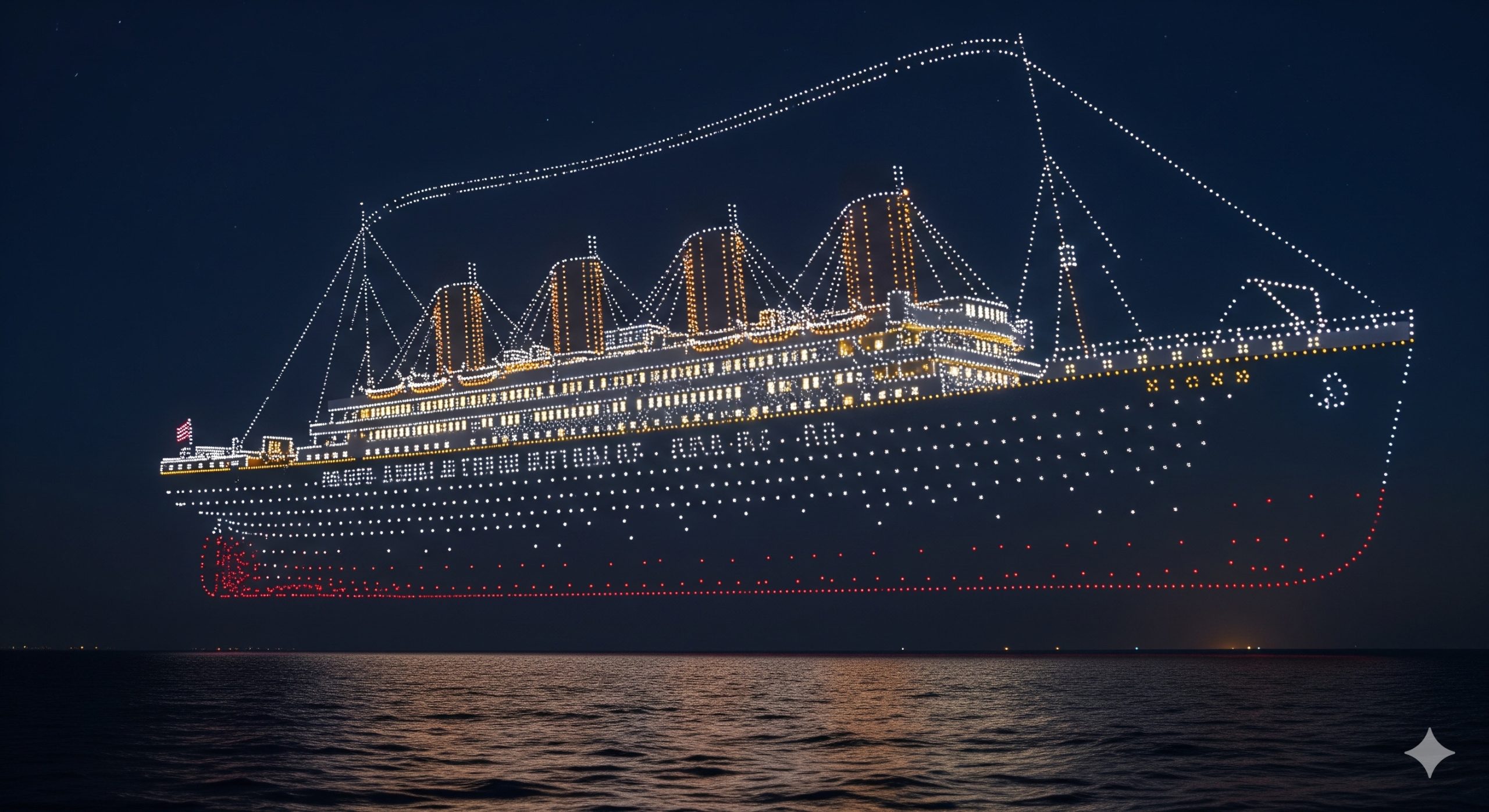 Insolite : le Titanic est revenu à Belfast sous une forme très colorée !