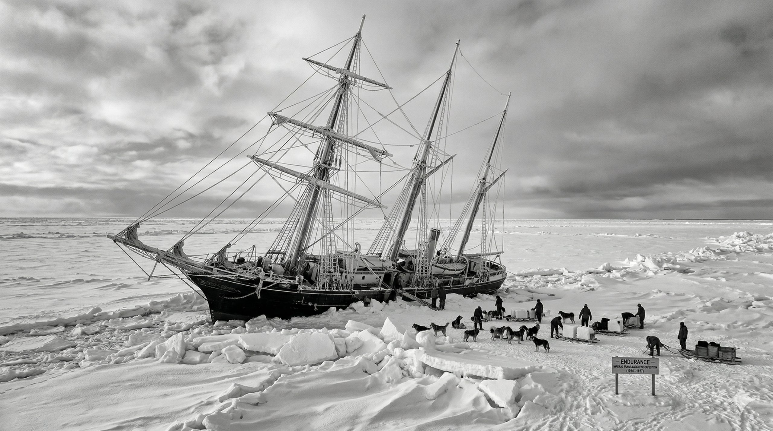 Een dag, een plek: 19 januari 1915, de Weddellzee (Antarctica). Een in het ijs gevangen schip… dat een legende werd!