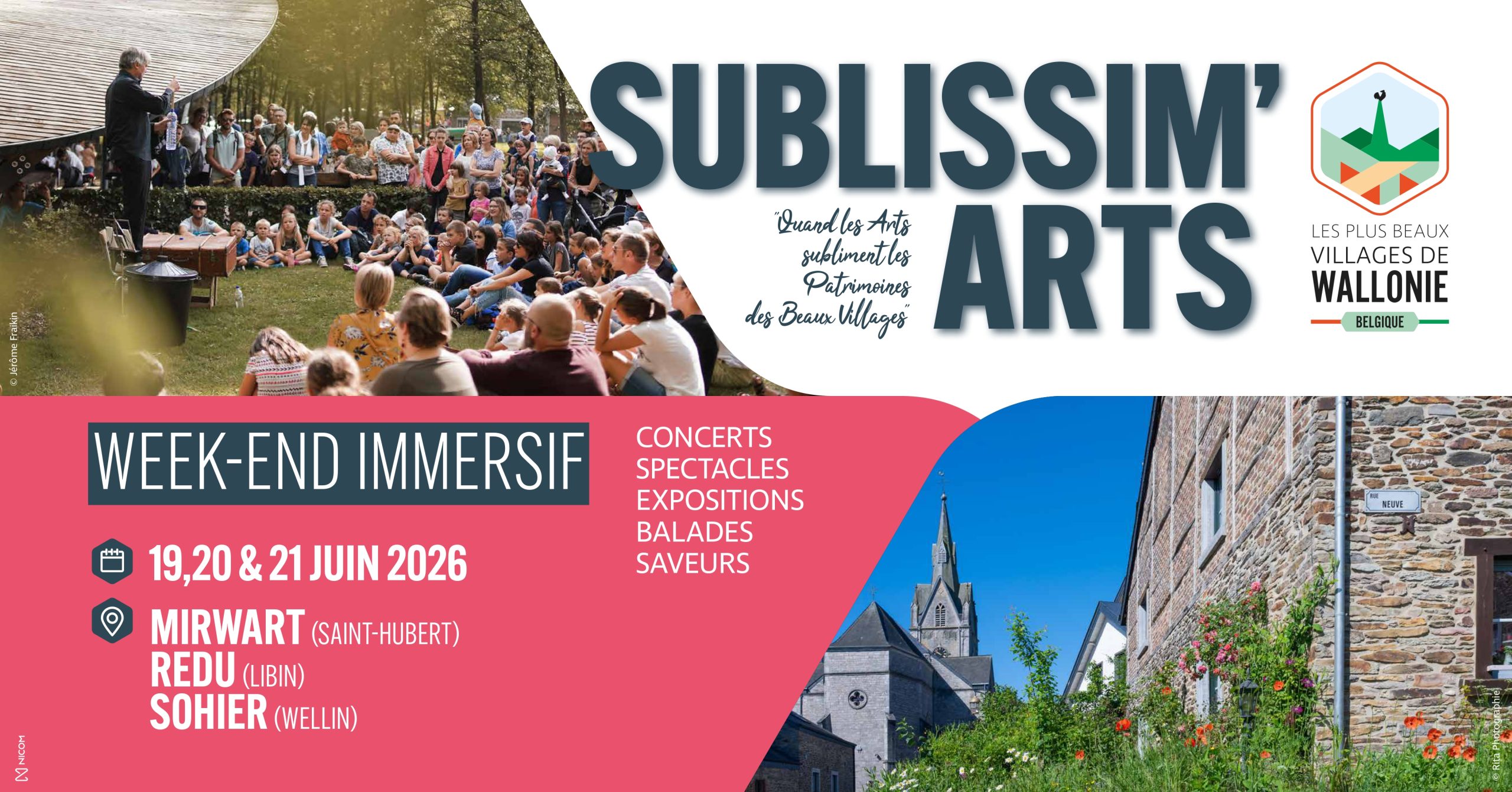 Sublissim’Arts 2026: een immersief weekend in enkele van de ‘Mooiste Dorpen van Wallonië’