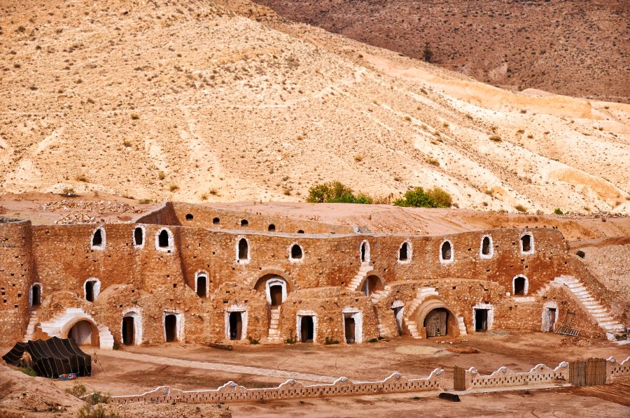 Berber dwelling in rocks, Matmata, Tunisia